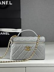 Colestore Chanel 25p lp Vanity Bag Sliver19.5x5x17cm - 1