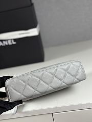 Colestore Chanel 25p lp Vanity Bag Sliver19.5x5x17cm - 6