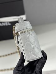 Colestore Chanel 25p lp Vanity Bag Sliver19.5x5x17cm - 4
