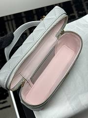 Colestore Chanel 25p lp Vanity Bag Sliver19.5x5x17cm - 3