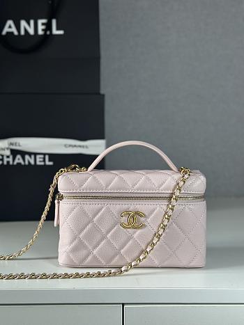 Colestore Chanel 25p lp Vanity Bag Pink 19.5x5x17cm