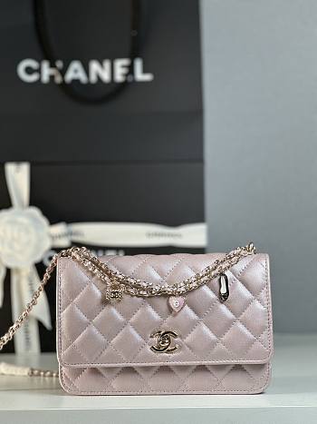 Colestore Chanel 25P Woc Pink size 19cm