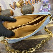 Colestore Louis Vuitton Coussin PM Sky Blue Denim 26 x 20 x 12 cm - 6