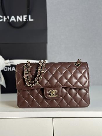 Colestore Chanel 24K CF Bodin Joyeux Chocolate Brown size 23cm