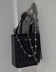Colestore Miu Miu Matelasse Hand Chain Shoulder Bag Black/White/Pink 18X15X5CM - 1