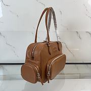 Colestore Miu Miu Pocket Nappa Leather Caramel 31x16x20cm - 3