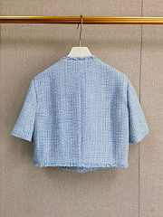 Colestore French Niche 2025 Spring/Summer Light Blue Set Tweed  - 5