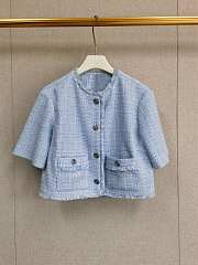 Colestore French Niche 2025 Spring/Summer Light Blue Set Tweed  - 2