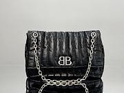 Colestore Balenciaga Medium Monaco Quilted Shoulder Bag - Black 32.5x22x9.9cm - 1