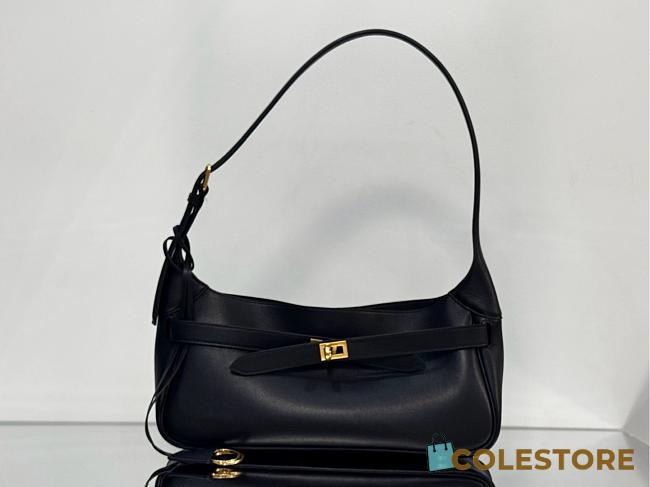 Colestore Bel Air Gold Hardware Shoulder Bag in Black 35x17x10cm - 1