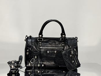 Colestore Balenciaga Medium Le Cagole Tote Bag - Black 30x14x20cm