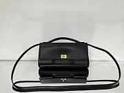 Colestore Balenciaga Bel Air Small Clutch On Strap in Black 26.9x13.9x5.3cm - 1