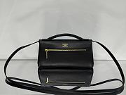 Colestore Balenciaga Bel Air Small Clutch On Strap in Black 26.9x13.9x5.3cm - 5