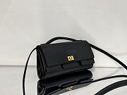 Colestore Balenciaga Bel Air Small Clutch On Strap in Black 26.9x13.9x5.3cm - 4