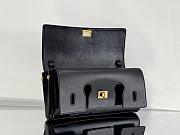 Colestore Balenciaga Bel Air Small Clutch On Strap in Black 26.9x13.9x5.3cm - 3