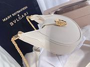 Colestore Bvlgari Serpenti Ellipse Micro White 13x8x3.5cm - 5