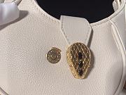 Colestore Bvlgari Serpenti Ellipse Micro White 13x8x3.5cm - 3
