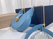 Colestore Bvlgari Serpenti Ellipse Micro Blue13x8x3.5cm - 5