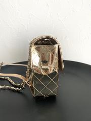 Colestore Chanel 24C Mini Flap Bag & Star Coin Purse Gold 22.5×6.5×17cm - 4