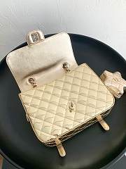 Colestore Chanel 24C Mini Flap Bag & Star Coin Purse Gold 22.5×6.5×17cm - 3