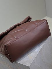 Colestore YSL LouLou Puffer Lambskin Bag 5774751 in Chocolate Brown Size 35x23x13.5cm - 5