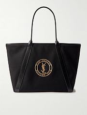 Colestore YSL Saint Laurent Rive Gauche Canvas Tote Bag 48x34cm - 1