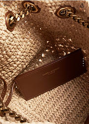 Colestore YSL Mini Joe in Raffia Bag 19x13x13cm - 2