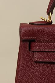 Colestore Hermes Kelly 25 Togo Rouge H 25x10x20cm - 2
