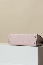 Colestore Hermes Kelly Mini Chevre Mysore Rose Sakura 19x12x6cm - 5