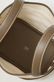 Colestore Hermes Picotin Cargo 18 in Ecru Toile and Etoupe Swift with Gold Hardware 18x13x18CM - 2