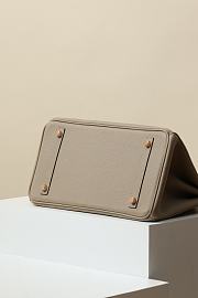 Colestore Hermes Birkin 30 Togo Gris Tourterelle 30x23x15cm - 5