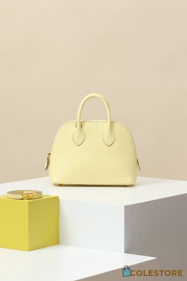 Colestore Hermes Bolide 1923 Mini Bag Chick Yellow 18cm x 14cm x 8cm - 1