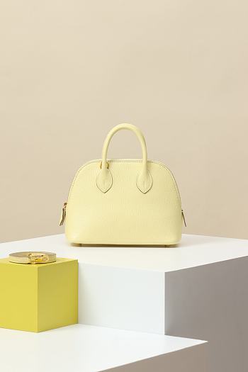 Colestore Hermes Bolide 1923 Mini Bag Chick Yellow 18cm x 14cm x 8cm