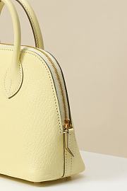 Colestore Hermes Bolide 1923 Mini Bag Chick Yellow 18cm x 14cm x 8cm - 6
