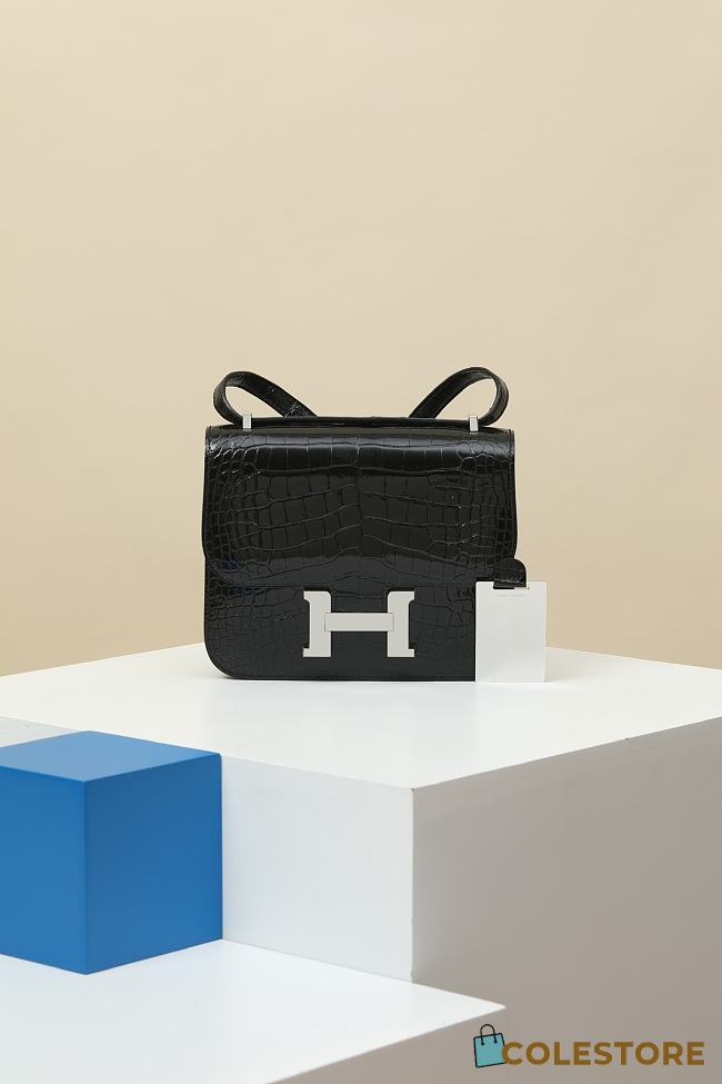 Colestore Hermes Constance 19 in Black 19x15x5cm - 1