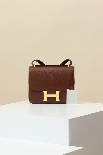 Colestore Hermes Constance 19 in Brown 19x15x5cm