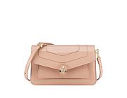 Colestore Bvlgari Serpenti Forever East-West Shoulder Bag Pink 22x15x4.5cm - 3