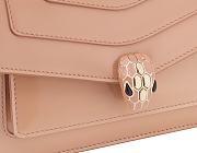 Colestore Bvlgari Serpenti Forever East-West Shoulder Bag Pink 22x15x4.5cm - 2