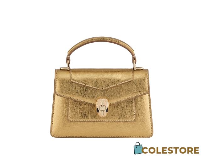 Colestore Bvlgari Mini Serpenti Forever Crossbody Bag - Gold 19 X 11 X 5.5 Cm - 1