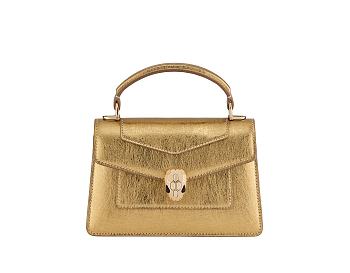 Colestore Bvlgari Mini Serpenti Forever Crossbody Bag - Gold 19 X 11 X 5.5 Cm