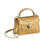 Colestore Bvlgari Mini Serpenti Forever Crossbody Bag - Gold 19 X 11 X 5.5 Cm - 3