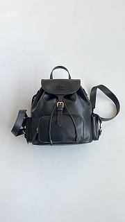 Colestore Miu Miu Black Leather Backpack 29x25x12cm - 1