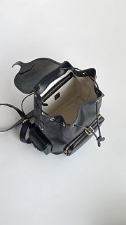 Colestore Miu Miu Black Leather Backpack 29x25x12cm - 6