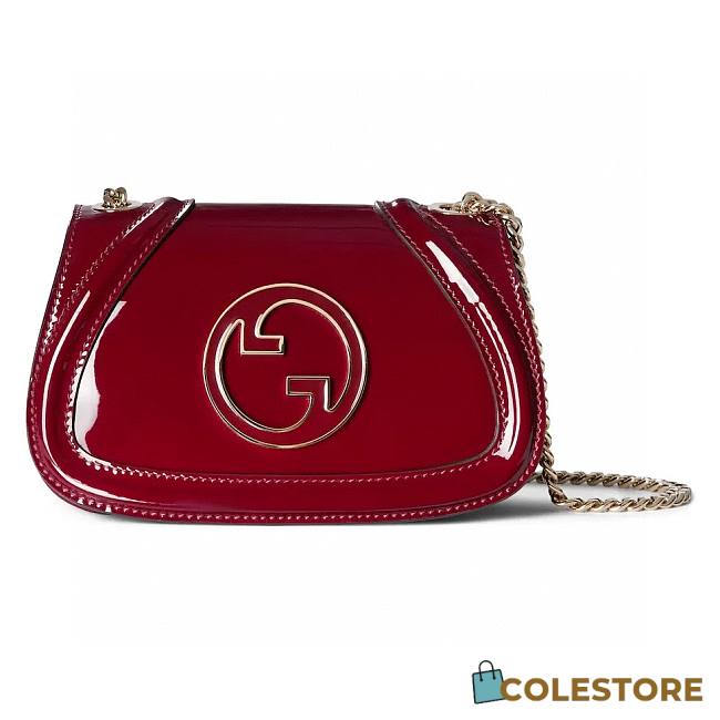 Colestore Gucci Blondie Mini Leather Shoulder Bag 21.5x11x8cm - 1