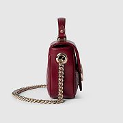 Colestore Gucci GG Marmont Mini Bag in Red 17x13x6cm - 6