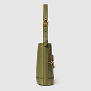 Colestore Gucci 73 Mini Bucket Bag in Green 18.5x20x8.5cm - 6