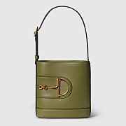 Colestore Gucci 73 Mini Bucket Bag in Green 18.5x20x8.5cm - 2