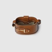 Colestore Gucci GG Marmont Mini Bag in Brown 17x13x6cm - 6