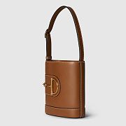 Colestore Gucci GG Marmont Mini Bag in Brown 17x13x6cm - 4
