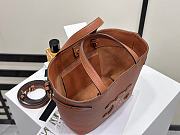 Colestore Celine Cabas Medium Leather Tote in Brown 21x20x10cm - 5